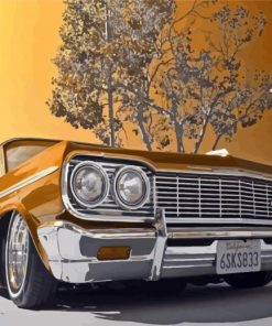 Classic Chevy Impala paint by numbers