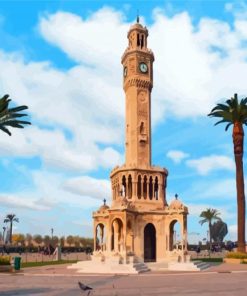 İzmir Clock Tower paint by numbers