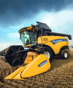 Combine Harvester Vehicle paint by numbers