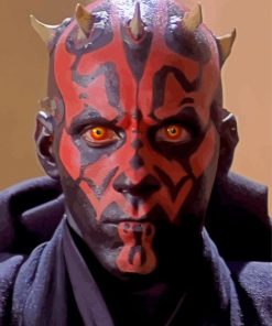 Darth Maul Character paint by numbers