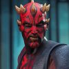 Darth Maul Creepy Character paint by numbers