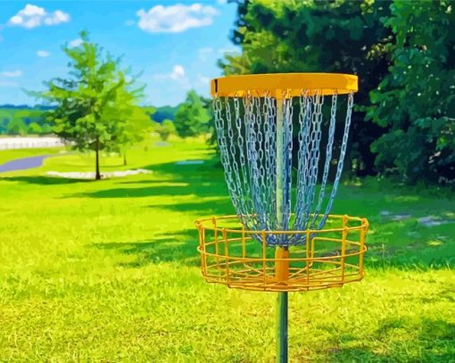 Disc Golf Game paint by numbers