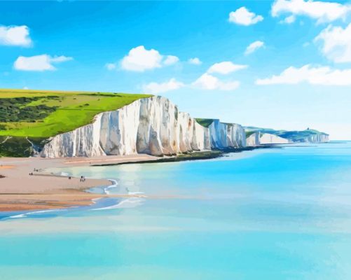 White Cliffs Of Dover paint by numbers