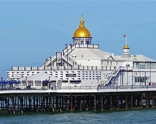 Aesthetic Eastbourne Pier paint by numbers