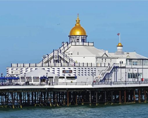 Aesthetic Eastbourne Pier paint by numbers