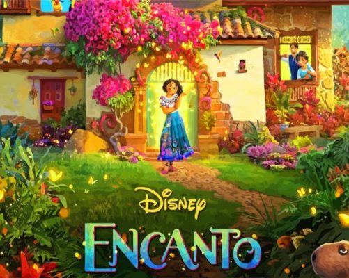 Encanto Disney Movie paint by numbers