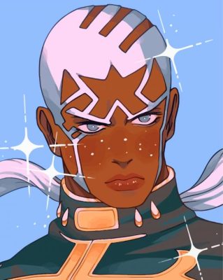 Enrico Pucci Character paint by numbers