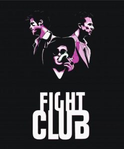 Fight Club Movie Poster paint by numbers