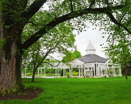Franklin Park Conservatory And Botanical Gardens paint by numbers