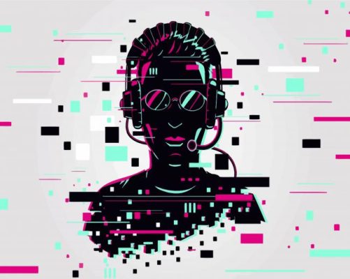 Gamer Illustration paint by numbers