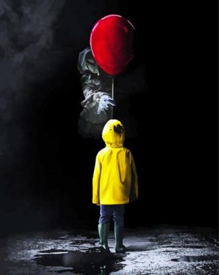 Pennywise And Georgie Characters paint by numbers