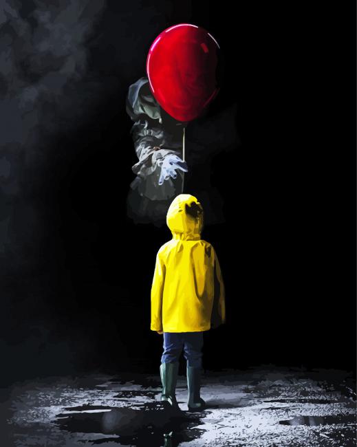 Pennywise And Georgie Characters paint by numbers