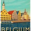 Ghent In Belgium Poster paint by numbers