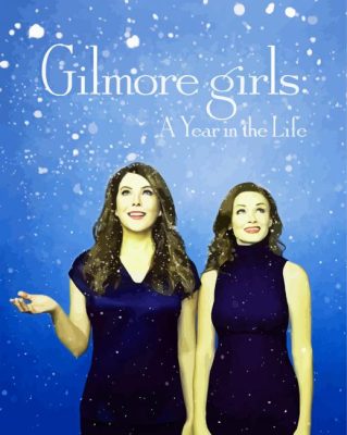 Gilmore Girls Poster paint by numbers