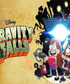 Gravity Falls Animation Poster paint by numbers