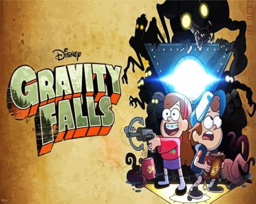 Gravity Falls Animation Poster paint by numbers