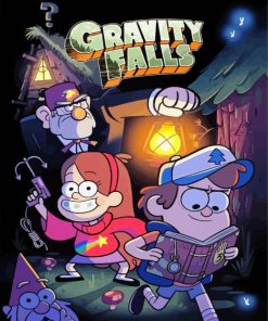 Gravity Falls Poster paint by numbers