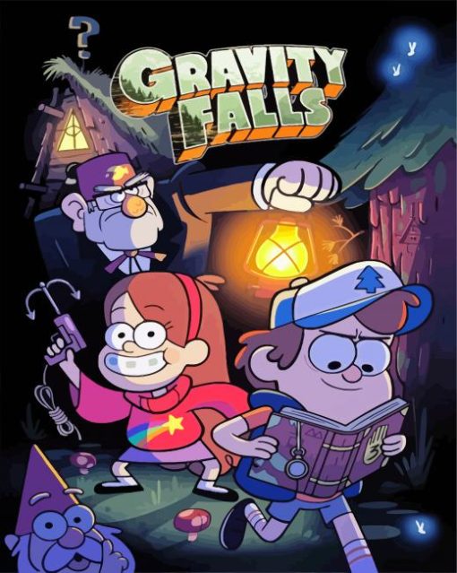 Gravity Falls Poster paint by numbers