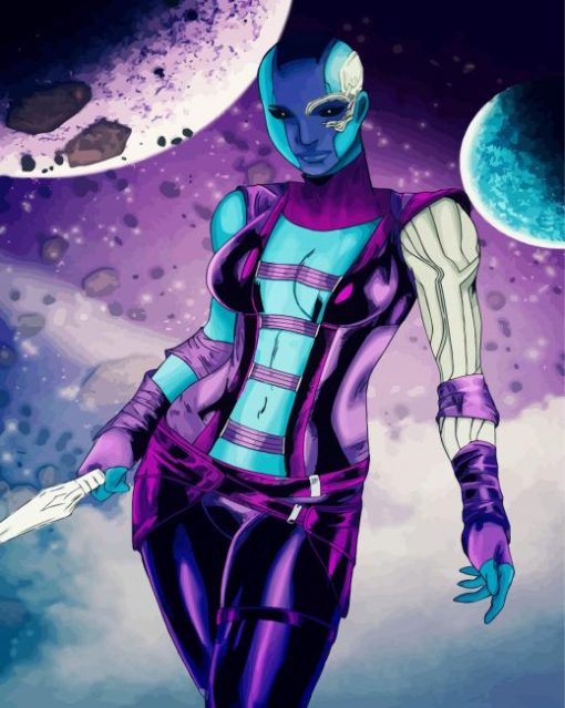 Nebula Illustration Art paint by numbers