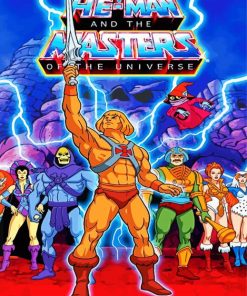 He Man And The Masters paint by numbers