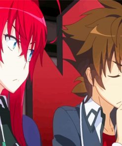 High School DxD Characters paint by numbers