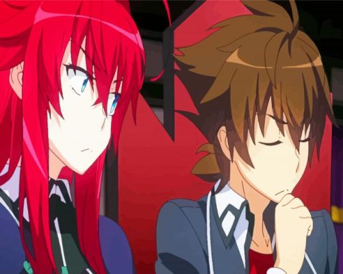 High School DxD Characters paint by numbers