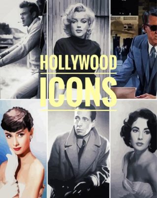 Hollywood Icons paint by numbers