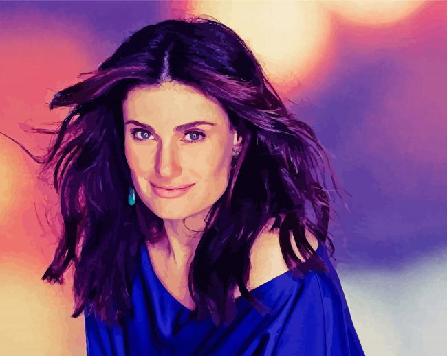 Idina Kim Menzel paint by numbers