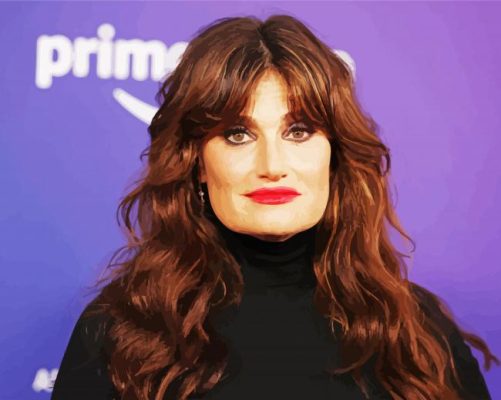 The Beautiful Idina Kim Menzel paint by numbers