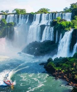 Wonderful Iguazú National Park paint by numbers