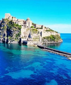 Aesthetic Castello Aragonese D'Ischia paint by numbers