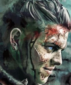 Ivar Ragnarsson Side Profile Art paint by numbers