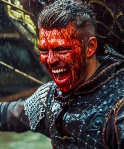 Bloody Ivar Ragnarsson paint by numbers