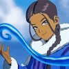 Katara Anime Character paint by numbers