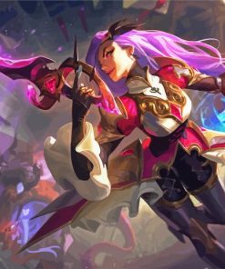 Katarina Japanese Character paint by numbers