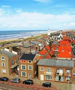 Katwijk Aan Zee Buildings paint by numbers