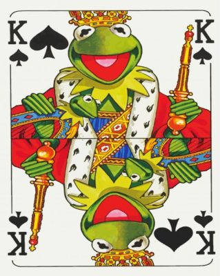 Kermit Card paint by numbers