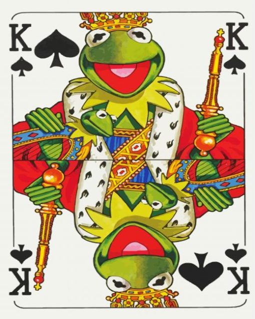 Kermit Card paint by numbers