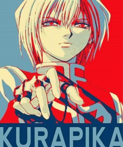 Kurapika Illustration paint by numbers