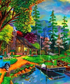 Landscape Paradise paint by numbers