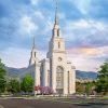 Aesthetic Layton Utah Temple paint by numbers