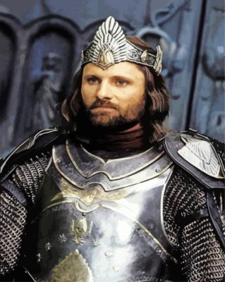 The King Aragorn paint by numbers