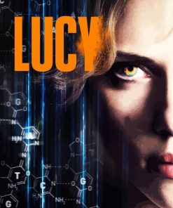 Lucy Action Movie Poster paint by numbers