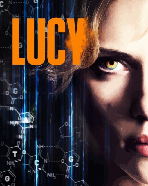 Lucy Action Movie Poster paint by numbers