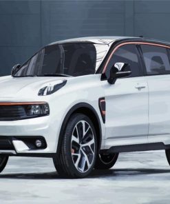 Cool White Lynk Co Car paint by numbers