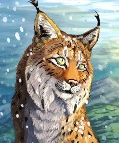 Lynx Cat Animal paint by numbers