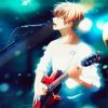 Mafuyu Satou Singing And Playing Guitar paint by numbers