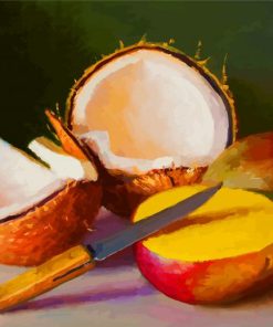 Coconut And Mango paint by numbers