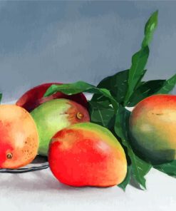 Mango Fresh Fruits paint by numbers