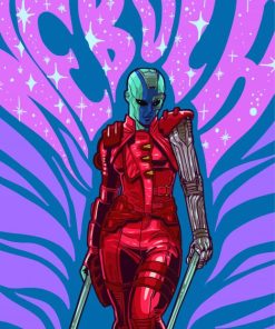 Nebula Character Art paint by numbers